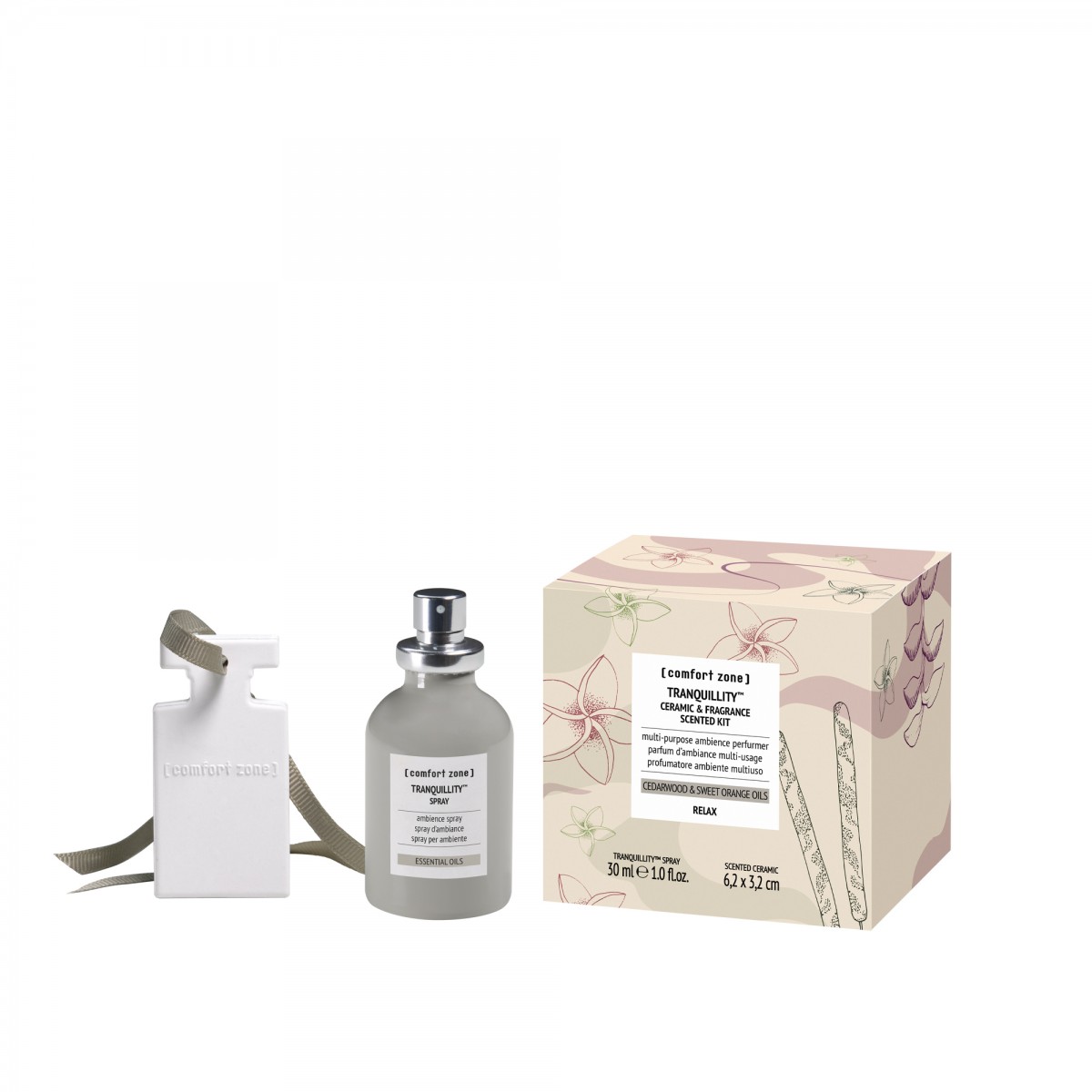 Спрей TRANQUILLITY 30 мл + керамическая пластина для нанесения ароматизатора